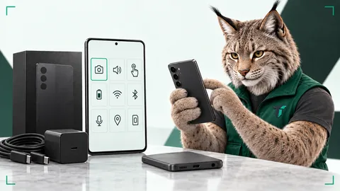 Проверка камеры, экрана и других функций смартфона Samsung