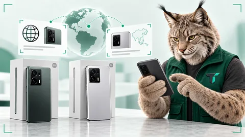 Сравнение версий смартфона Xiaomi и маркировки упаковки